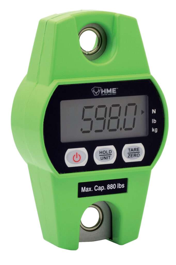 HME Digital Game Scale 880 Pound Capacity Green Accessory