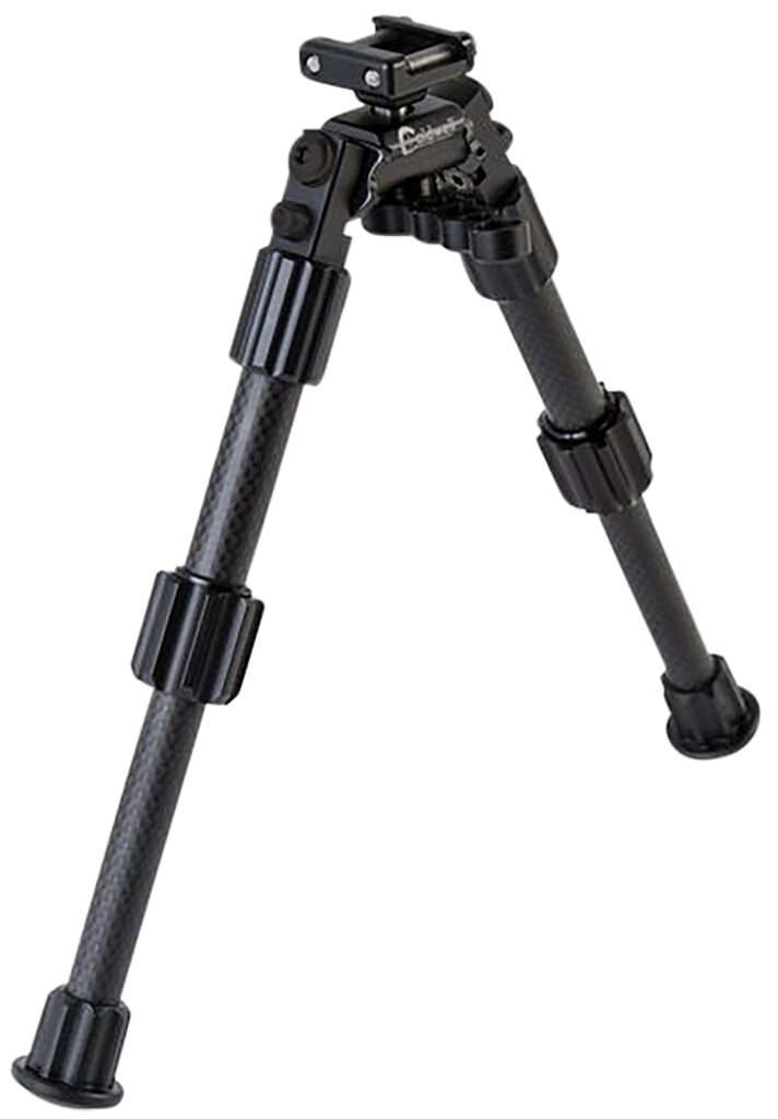 Caldwell Accumax Premium Picatinny Rail Bipod 9-13 Inch Black Carbon Fiber Accessory