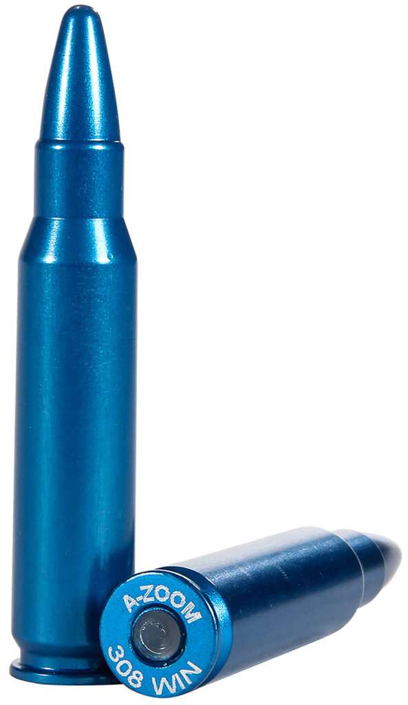 A-Zoom 308 Winchester 7 Inch Blue Dummy Rounds 10 Pack