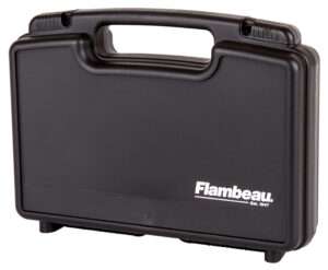 Flambeau Safe Shot Black Polymer Handgun Case