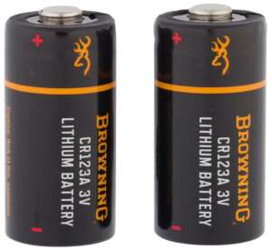Browning CR123A 3 Volt Lithium Batteries 2 Pack Accessory