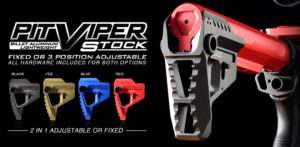 Strike Industries Viper Pit Black Buttstock AR-Platform Accessory