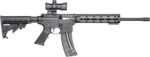 Smith & Wesson 12722 M&P15 Sport OR 22 LR 25+1 16.50" Matte Black Barrel, Optic Ready w/Red & Green Dot Optic Receiver, Black 6 Position Stock