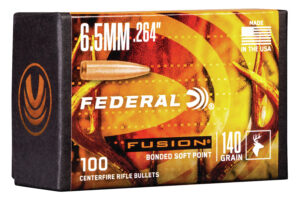 Federal Fusion 6.5 Creedmoor 140 Grain Soft Point Ammunition