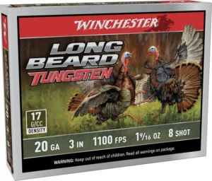 Winchester 20 Gauge 3 Inch 8 Long Beard TS17 1-9/16oz 5 Round Shotgun Ammunition