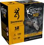 Browning Ammo B193411230 Wicked Wing XD 12Gauge 3" 1 1/4oz BBShot 25 Per Box/10 Case
