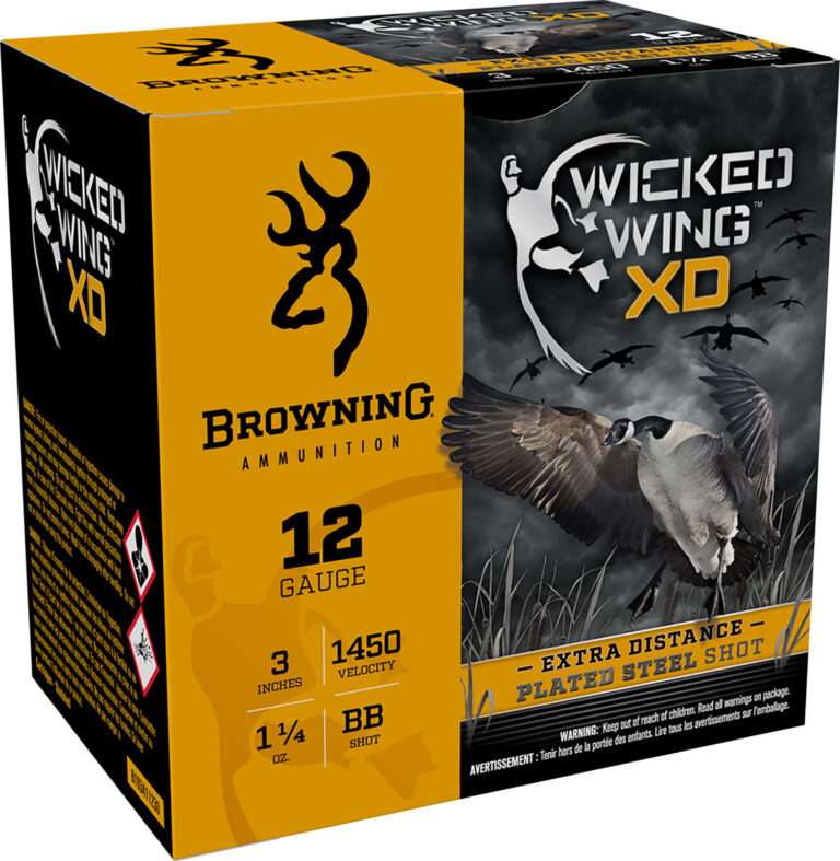 Browning Wicked Wing XD 12 Gauge 3 Inch Steel Shotgun Ammunition