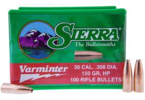 Sierra 2136 Varminter 308 Winchester 150 Grain Hollow Point Ammunition