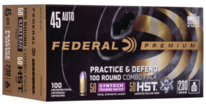 Federal Premium Defense 45 ACP 230 Grain Hollow Point Ammunition