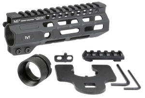 Midwest Industries MICRM6 Combat Black Hardcoat Anodized 6061-T6 Aluminum 6" Picatinny/M-LOK