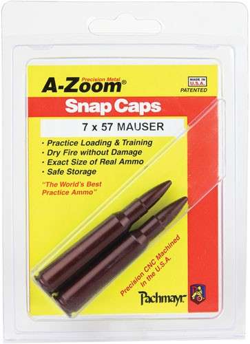 A-ZOOM Metal Snap Cap 7x57 Mauser Reloading Accessory 2-Pack 2 A-ZOOM Metal Snap Cap 7x57 Mauser Reloading Accessory 2-Pack - Image 2