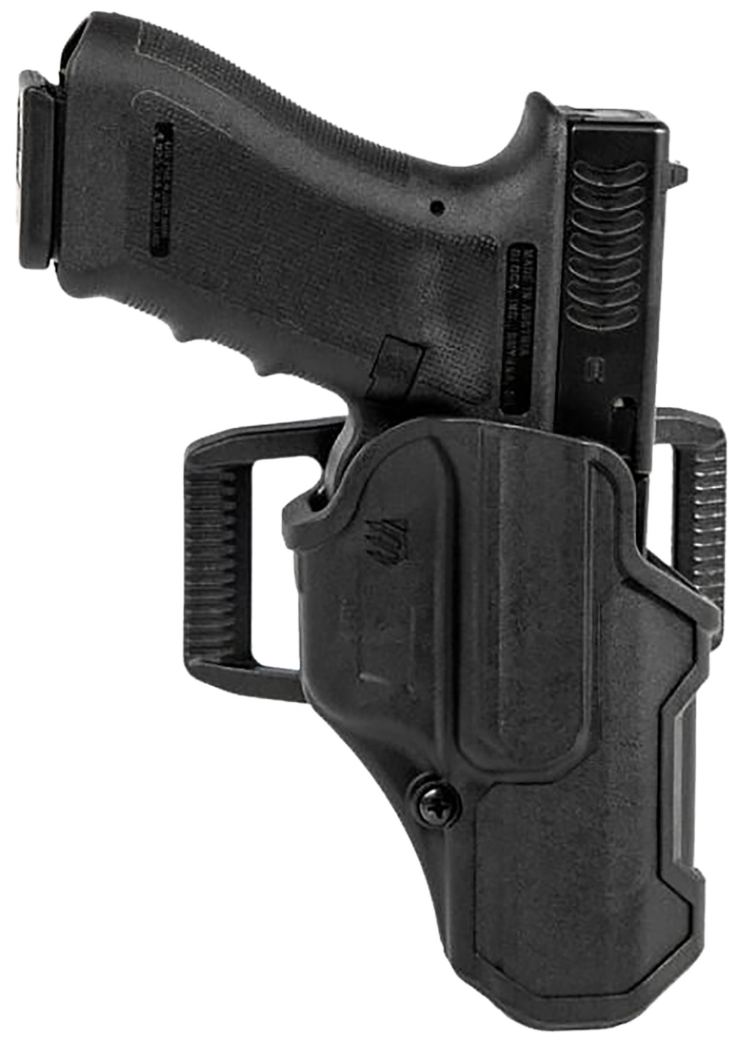 Blackhawk T-Series Black Polymer Outside Waistband Duty Holster 1 Blackhawk T-Series Black Polymer Outside Waistband Duty Holster