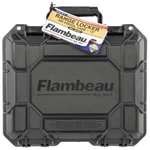 Flambeau Range Locker HD Black Polymer Pistol Hardcase