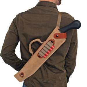 DeSantis Gunhide Kurz Shotgun Scabbard Natural Leather 14 Inch