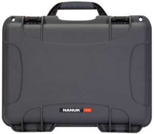 NANUK 910 Glock Compatible 2 Up Pistol Case Graphite