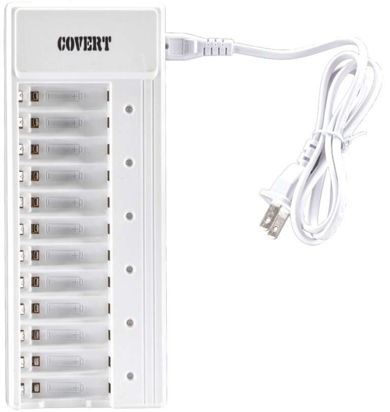 Covert Cameras 2038 Rapid Charger 12 Bay AA Battery Accessory