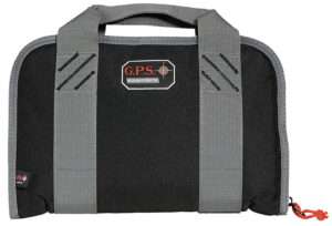 G Outdoors 1107 Pistol Case Double Compact Black Handgun