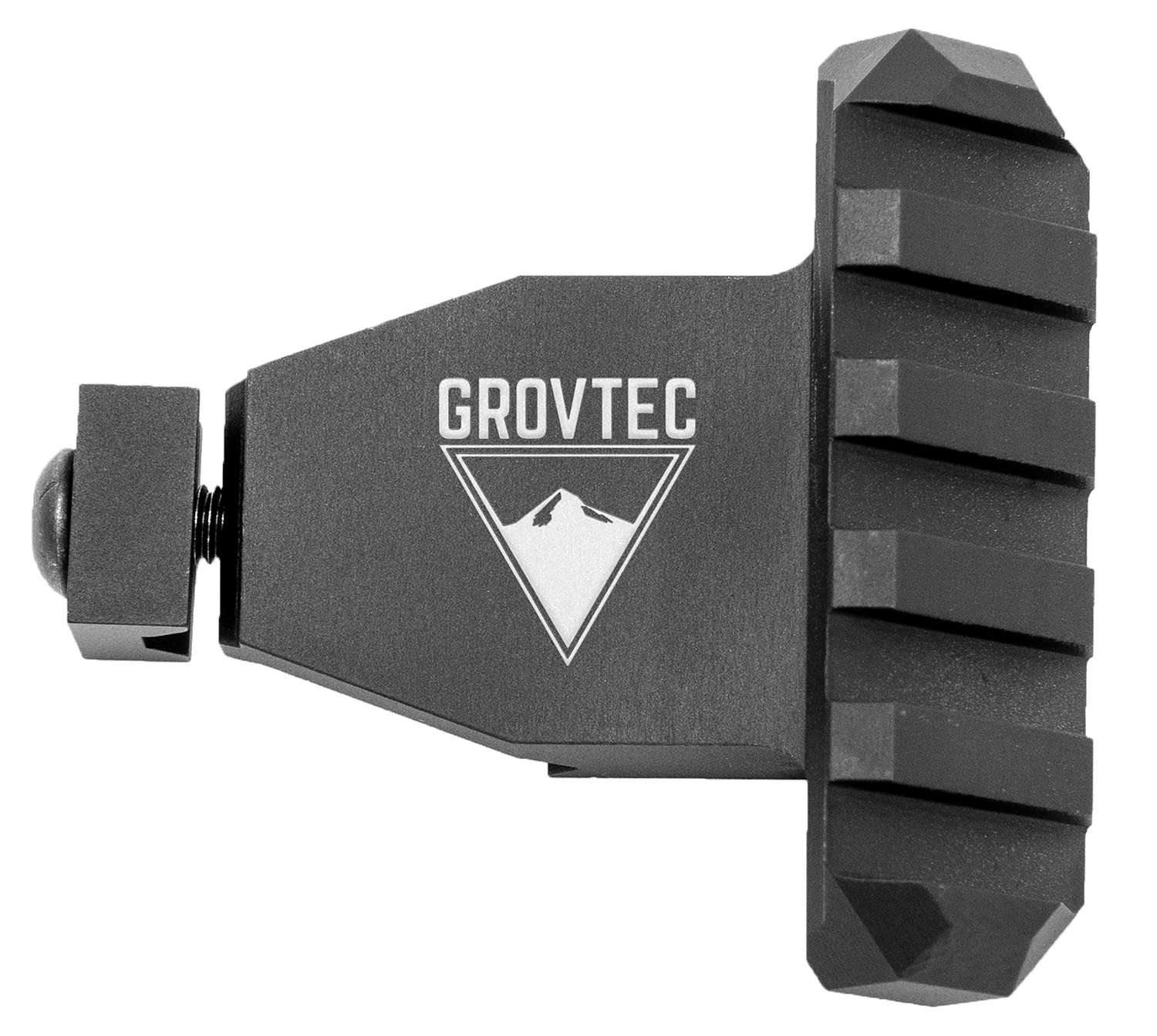 GrovTec Picatinny Rail Angled Black Aluminum Accessory 1 GrovTec Picatinny Rail Angled Black Aluminum Accessory