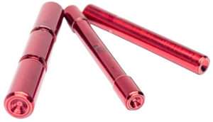 Cross Armory 3 Pin Set Dimpled Red Steel Glock Gen1-3 Accessory