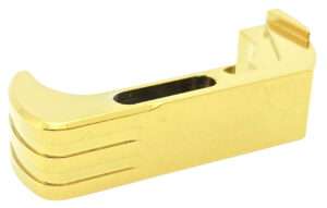 Cross Armory Mag Catch Extended Glock Gold Anodized Accessory