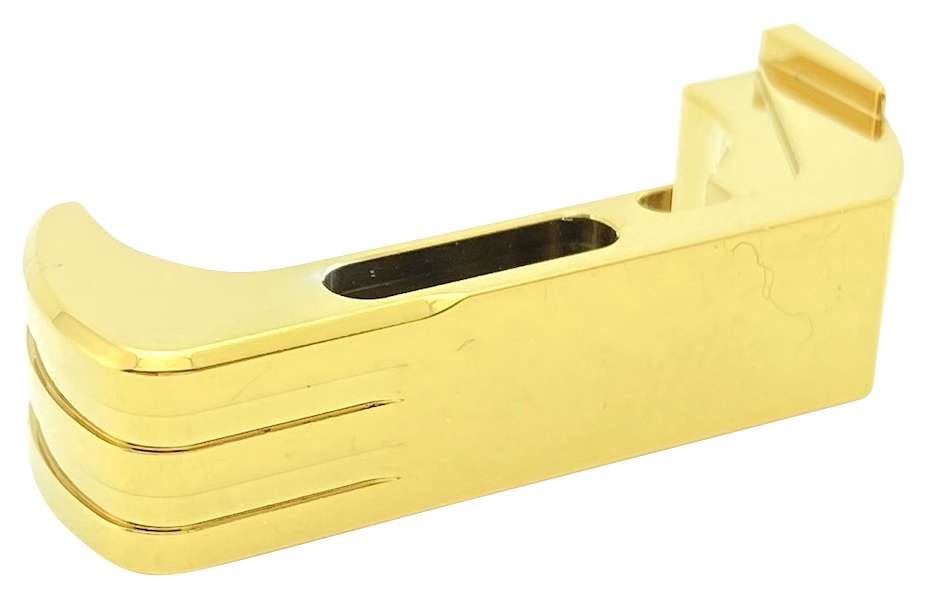 Cross Armory Mag Catch Extended Glock Gold Anodized Accessory 1 Cross Armory Mag Catch Extended Glock Gold Anodized Accessory