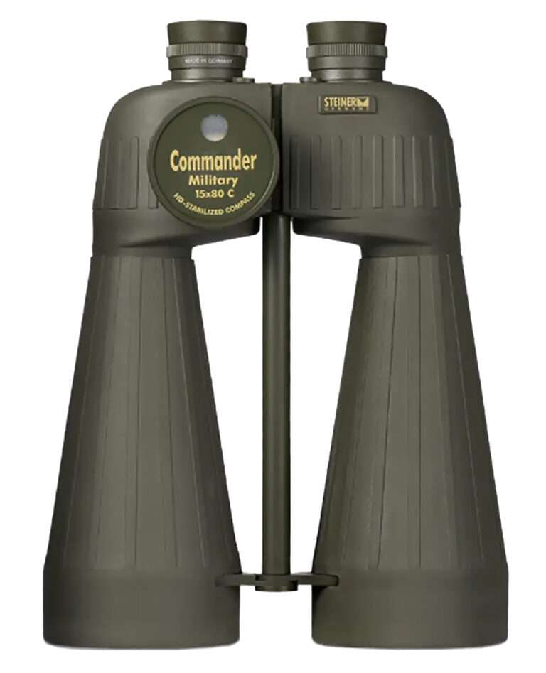 Steiner M1580 15x80mm OD Green Binocular Scope with Compass