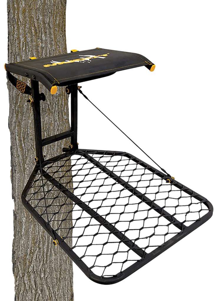 Muddy Boss Hang-On Tree Stand Black 24 Inch Width 30 Inch Depth Accessory