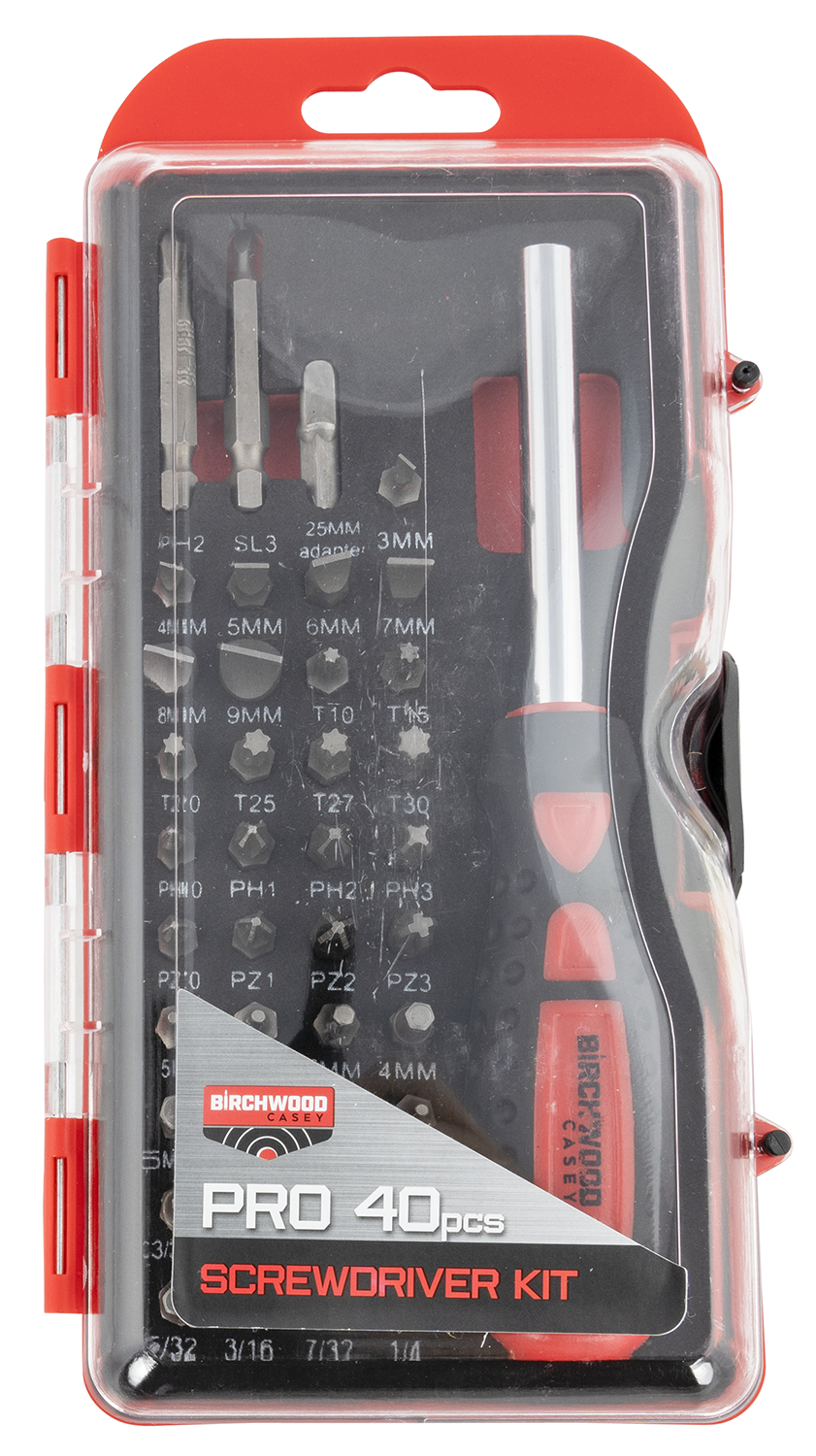 Birchwood Casey Pro Screwdriver Set 40 Piece Accessory Kit 1 Birchwood Casey Pro Screwdriver Set 40 Piece Accessory Kit