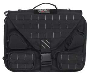G Outdoors Tactical Brief Case Black 1000D Polyester Handgun Accessory