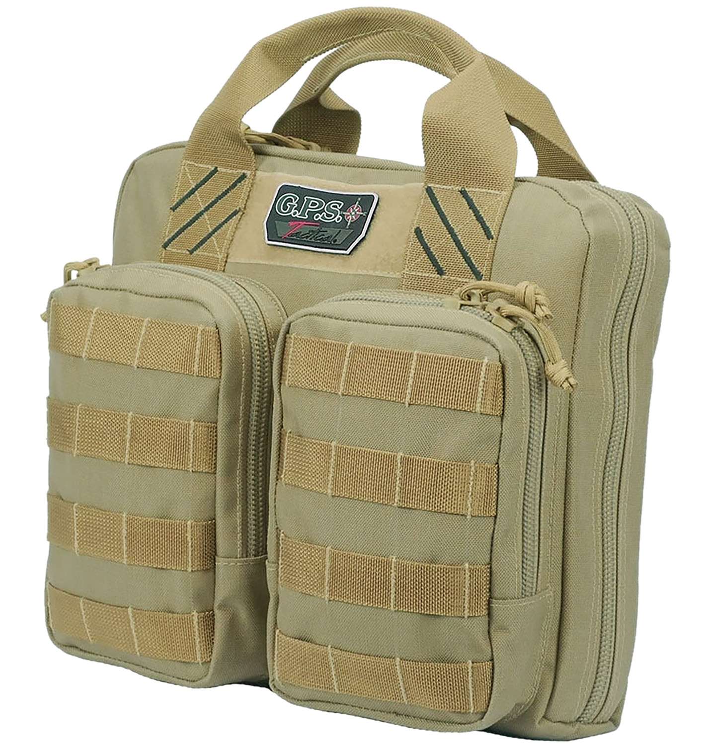 G Outdoors Tactical Double Plus 2 Tan Handgun Bag 1 G Outdoors Tactical Double Plus 2 Tan Handgun Bag