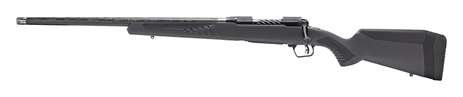 Savage 110 UltraLite 6.5 PRC 24 Inch Bolt Action Rifle 1 Savage Arms 57719 110 UltraLite Full Size 6.5 PRC 2+1 24" Carbon Fiber Threaded Barrel, Black Melonite Drilled & Tapped Stainless Steel Receiver, Adj AccuStock Matte Gray Synthetic Stock, Left Hand