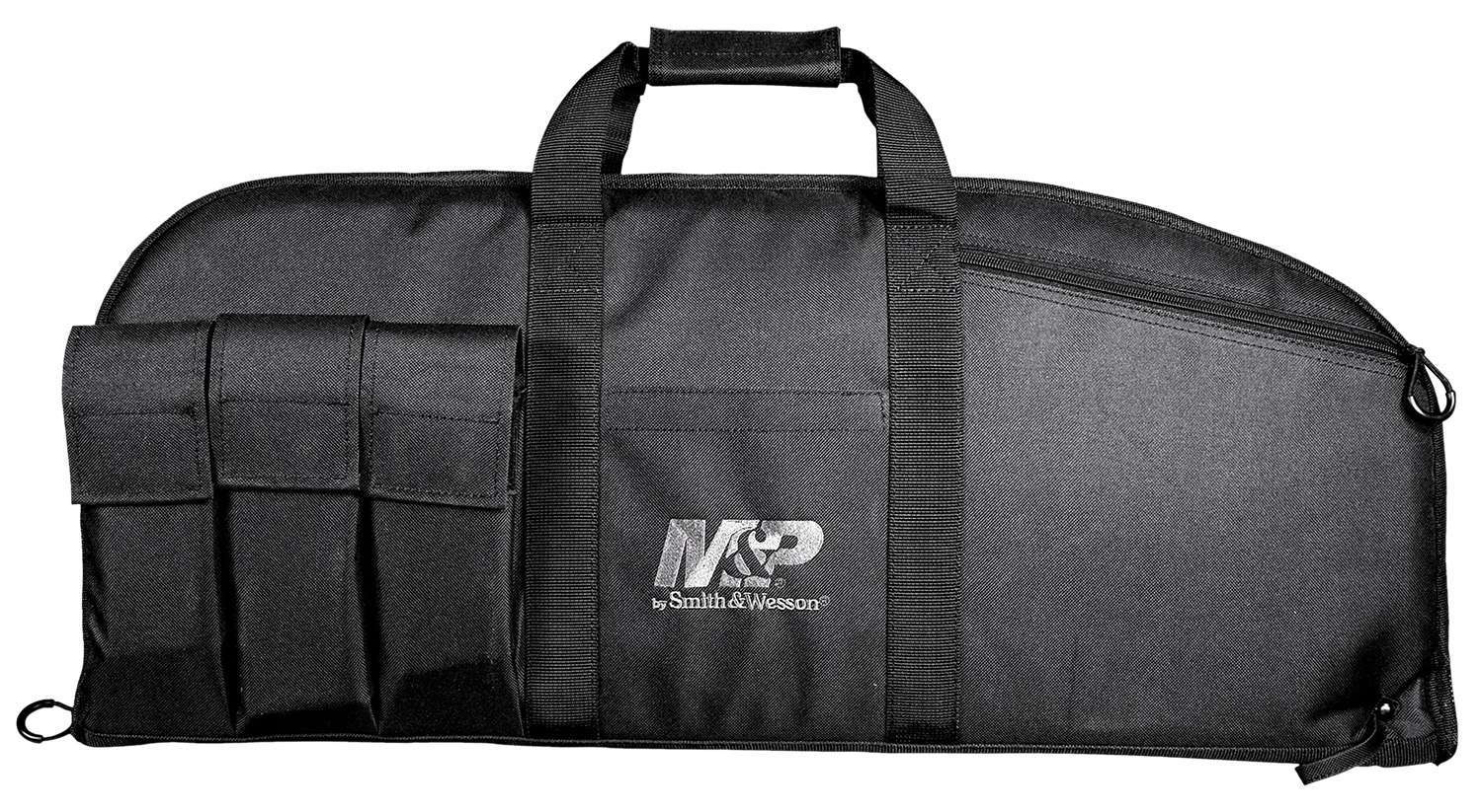 M&P Accessories 110016 Duty Series Large Case 45" Black 5 Exterior Mag Pouches for Rifle/Shotgun 1 M&P Accessories 110016 Duty Series Large Case 45" Black 5 Exterior Mag Pouches for Rifle/Shotgun