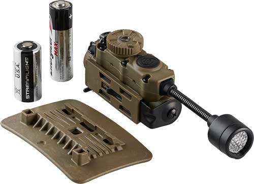 Streamlight Sidewinder Stalk 7.75 Inch Tactical Light with Helmet Clip and Arc Rail Mount