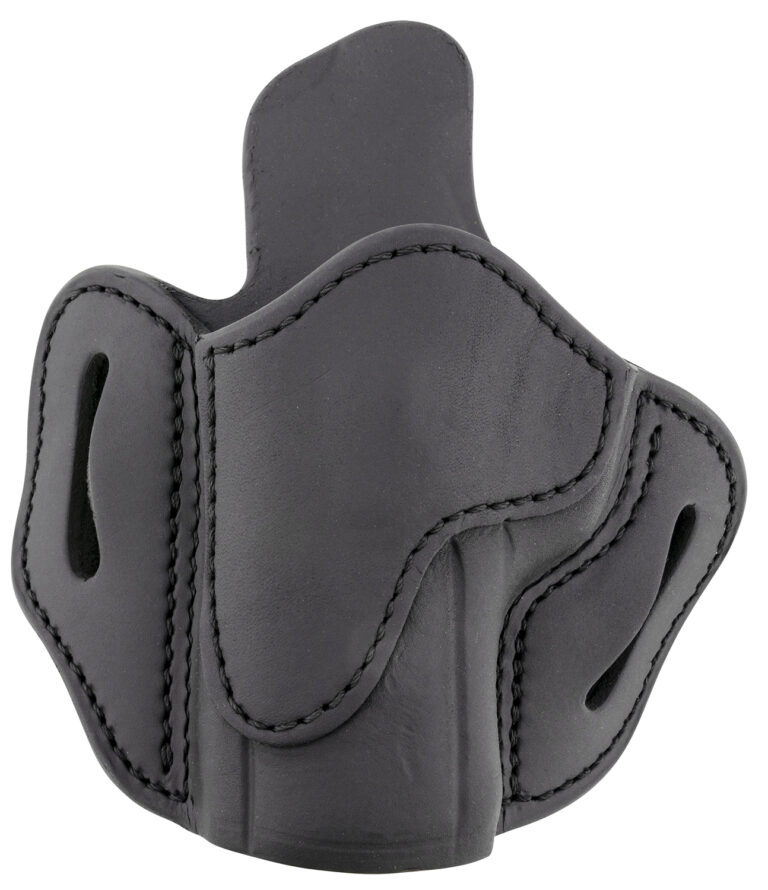 1791 Gunleather Optic Ready Size 2.4 Stealth Black Leather Belt Slide Holster