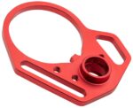 Strike Industries Quick Detach End Plate with Hook Attachments Red Accessory