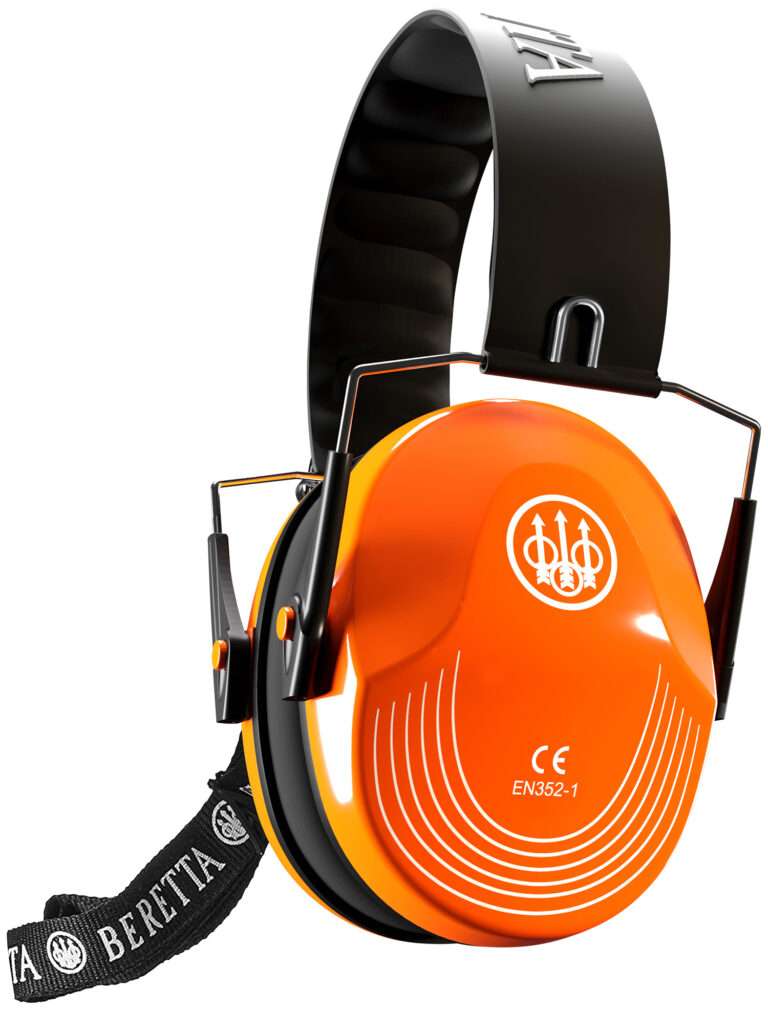 Beretta Safety Pro Ear Muffs 25 dB Fluorescent Orange Black Accessory