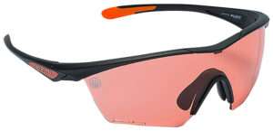 Beretta Clash Scarlet Lens Black Orange Accents Shooting Glasses