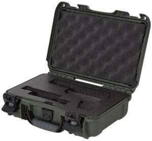 Nanuk 909 Glock Olive Resin Pistol Case