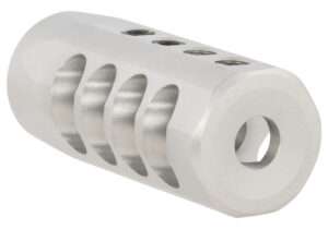 Christensen Arms Side-Baffle 338 Caliber Natural Titanium Suppressor