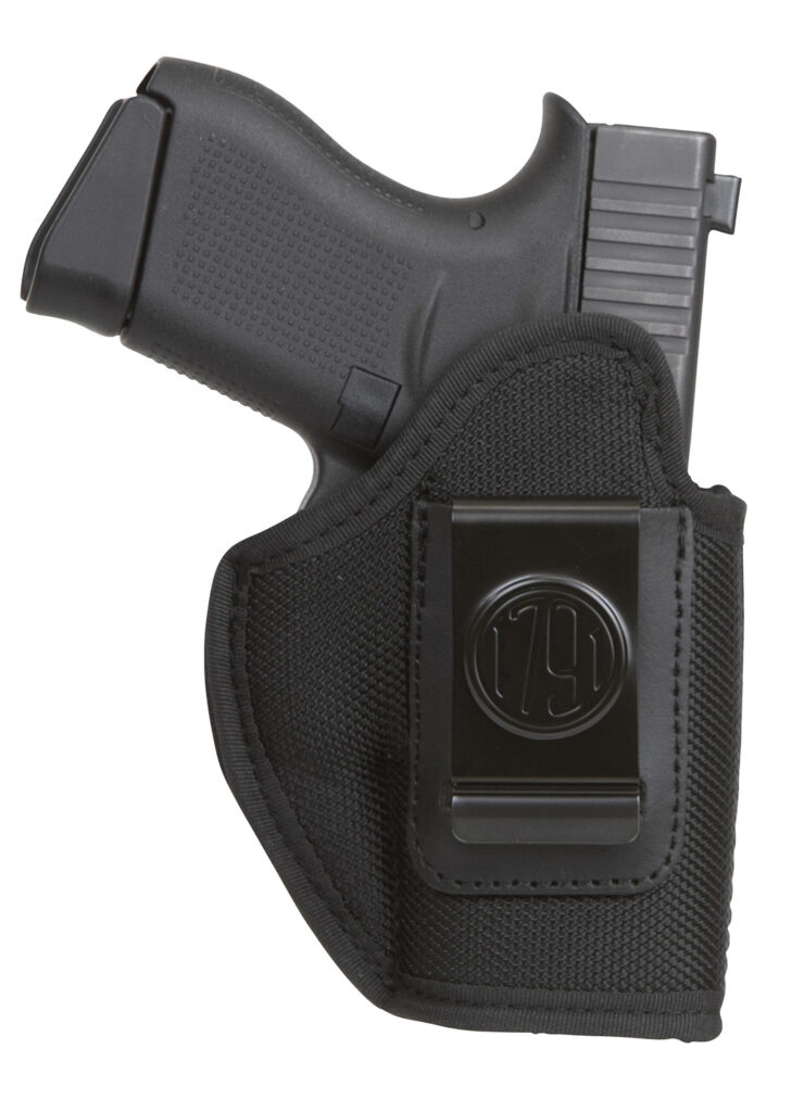 1791 Gunleather Premium Nylon IWB Size 03 Black Clip-On Holster