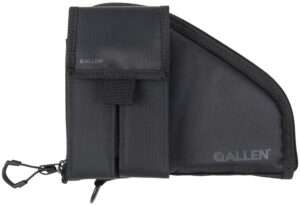 Allen Company Pistol Case with Magazine Pouch Black Nylon Compact Handgun Accessory