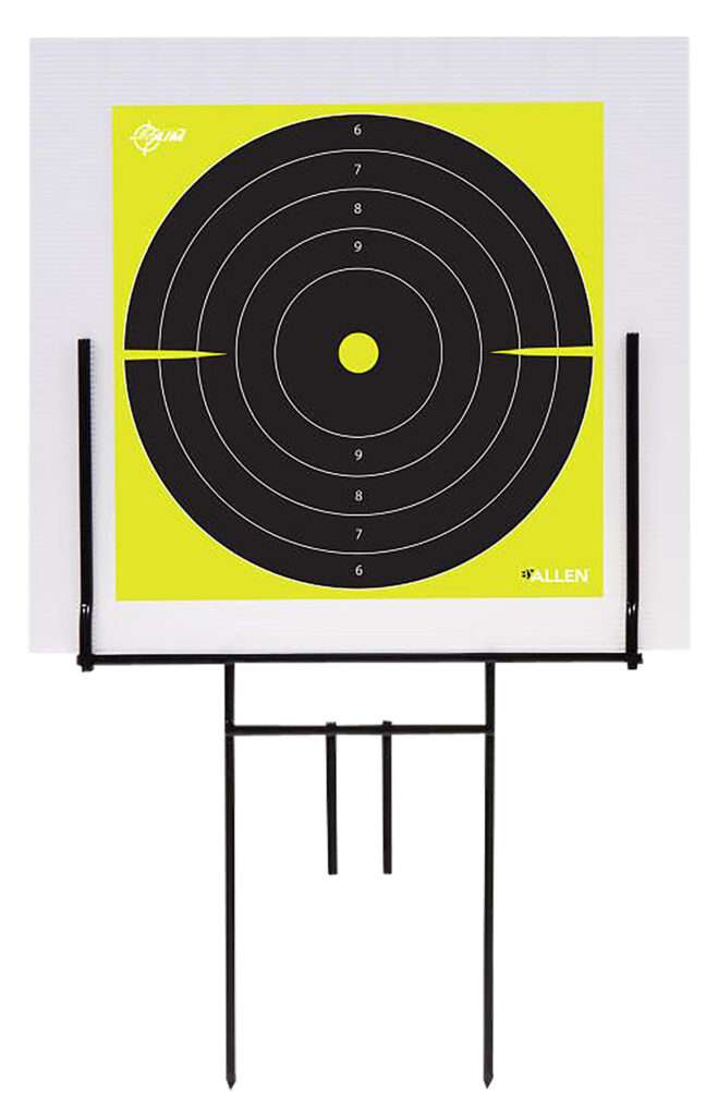 EZ-Aim Portable Range Target Stand Black Steel Shooting Accessory