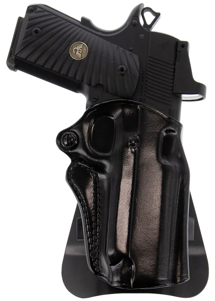 Galco Speed Master 2.0 OWB Black Leather Paddle Holster