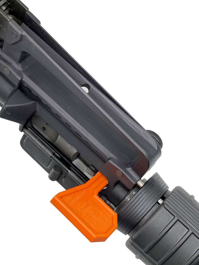 LBE Unlimited Chamber Safety Flag Orange Rifle Accessory