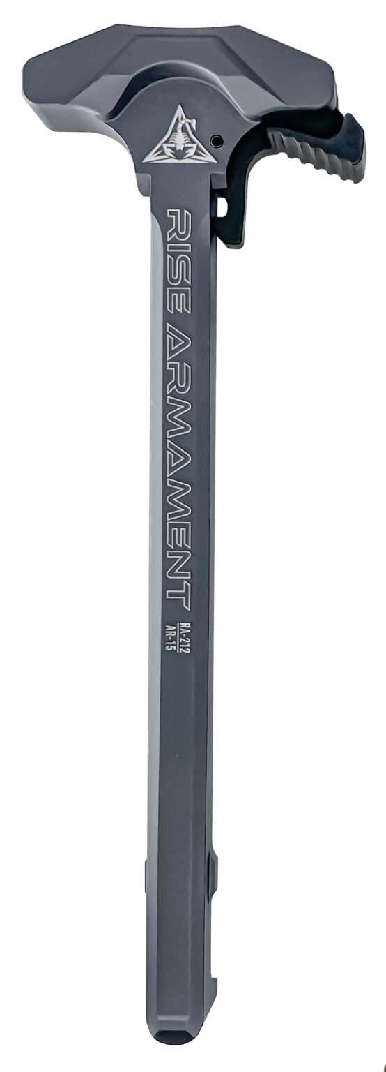 Rise Armament RA-212 Extended Charging Handle Gray Aluminum Accessory