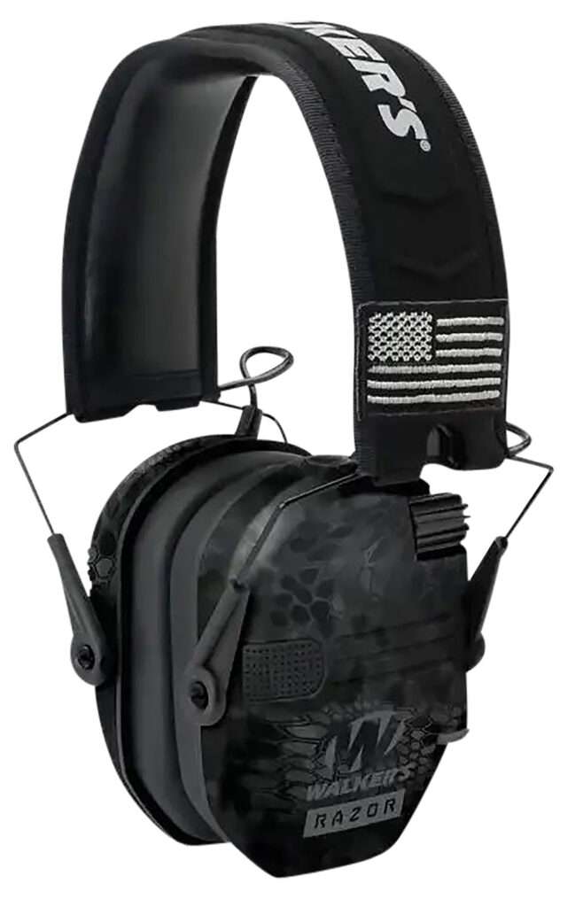 Walkers Razor Patriot Slim Muff 23 dB Over the Head Hearing Protection