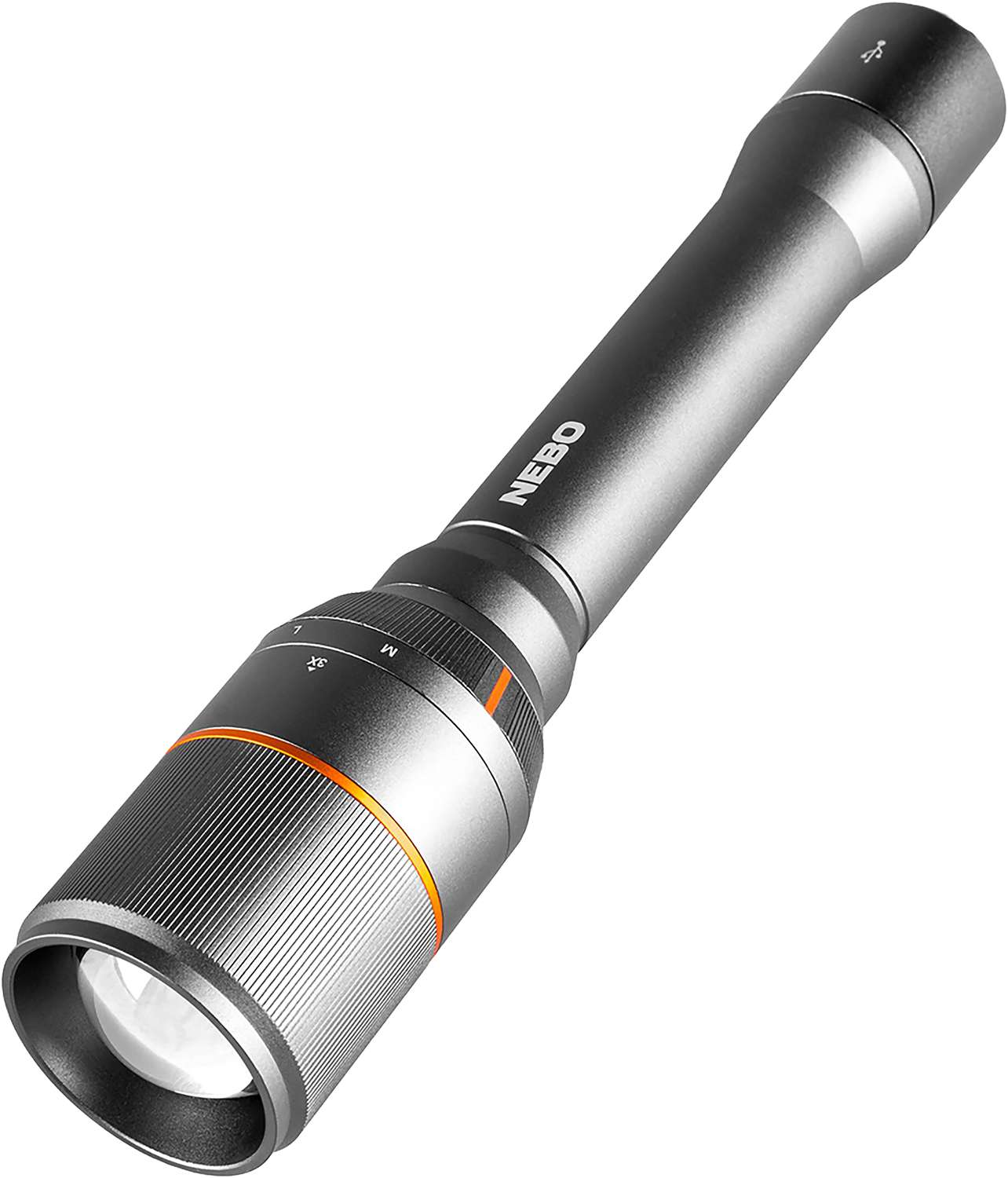 NEBO Davinci 5000 Flashlight 1 NEBO Davinci 5000 Gray Flashlight 100/1000/5000 Lumens White LED Accessory