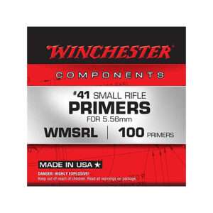 Winchester Small Rifle Primers #41 5.56x45mm NATO 1000 Round Reloading Primers