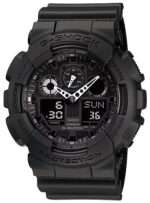 G-shock/vlc Distribution GA1001A1 G-Shock Tactical XL 52mm Keep Time Black Features Stopwatch/Speedometer