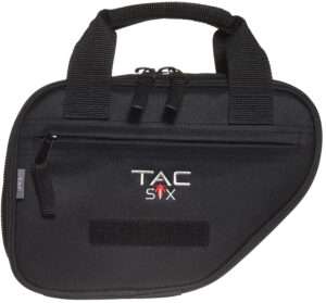 Tac Six Battalion 10 Inch Black Neoprene Handgun Case